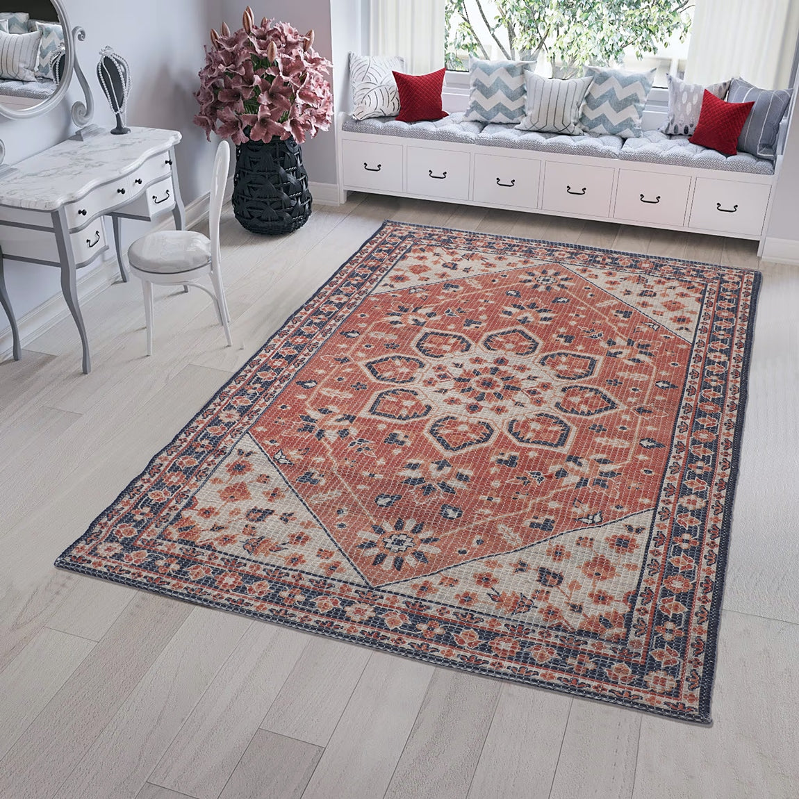 Multicolor PET Digital Printed Rug - 5'x8'