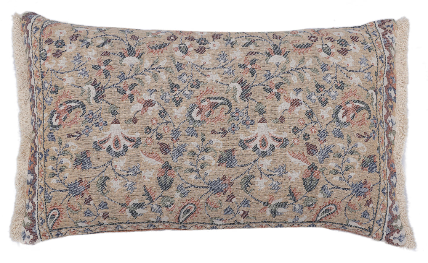 Multicolor Cotton Jacquard Cushion Cover