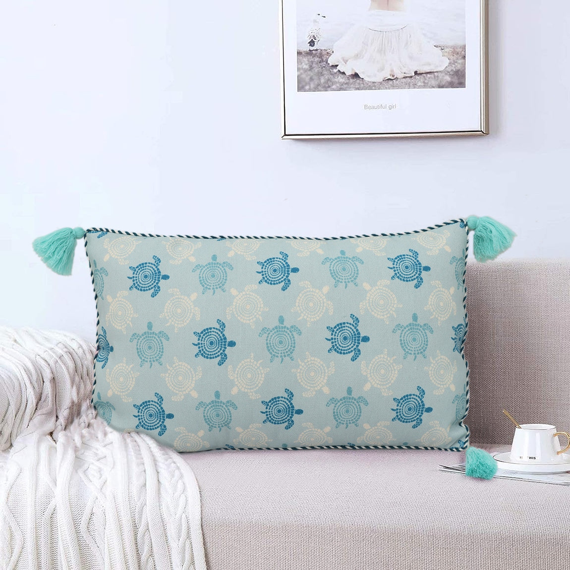 Turtle Paradise Cushion Cover