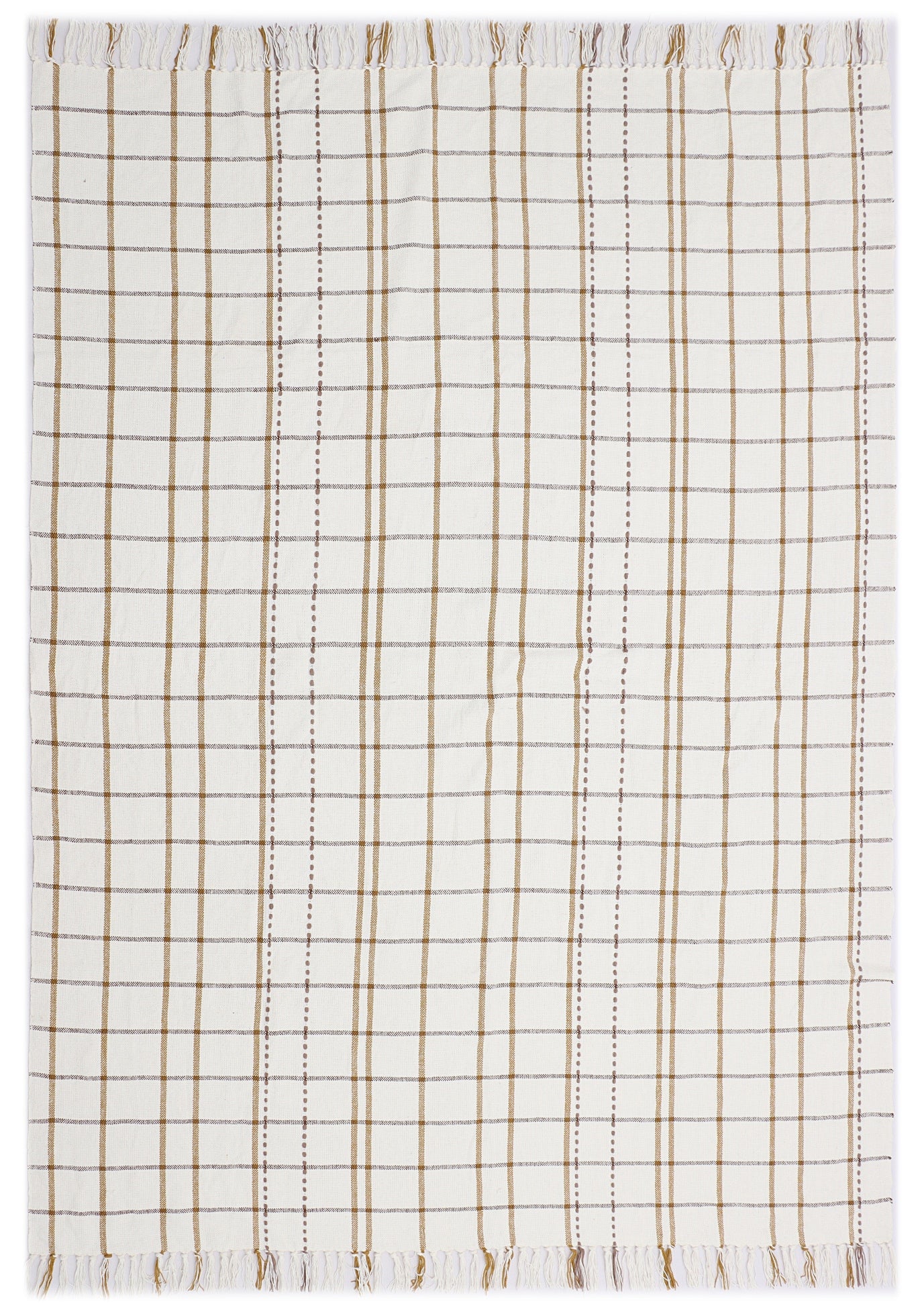Multicolor Hand Woven Cotton Throw