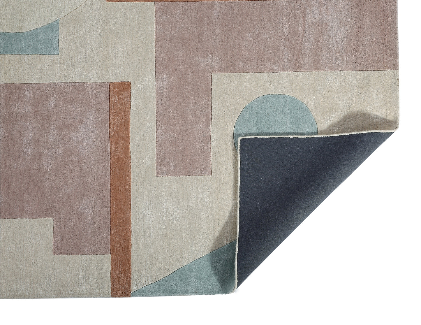 Multicolor Hand tufted Rug - 5'x8'