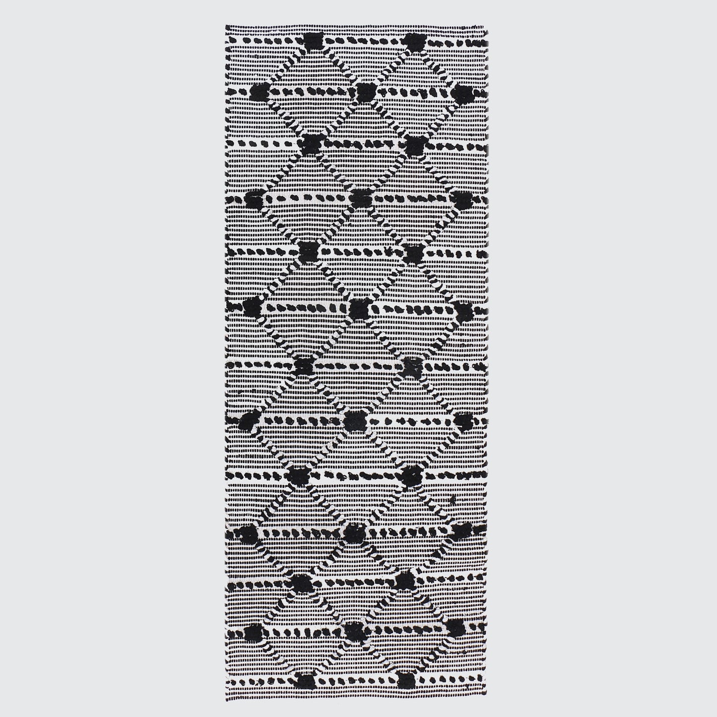 Hand Woven Cotton Rug - 2'x5'