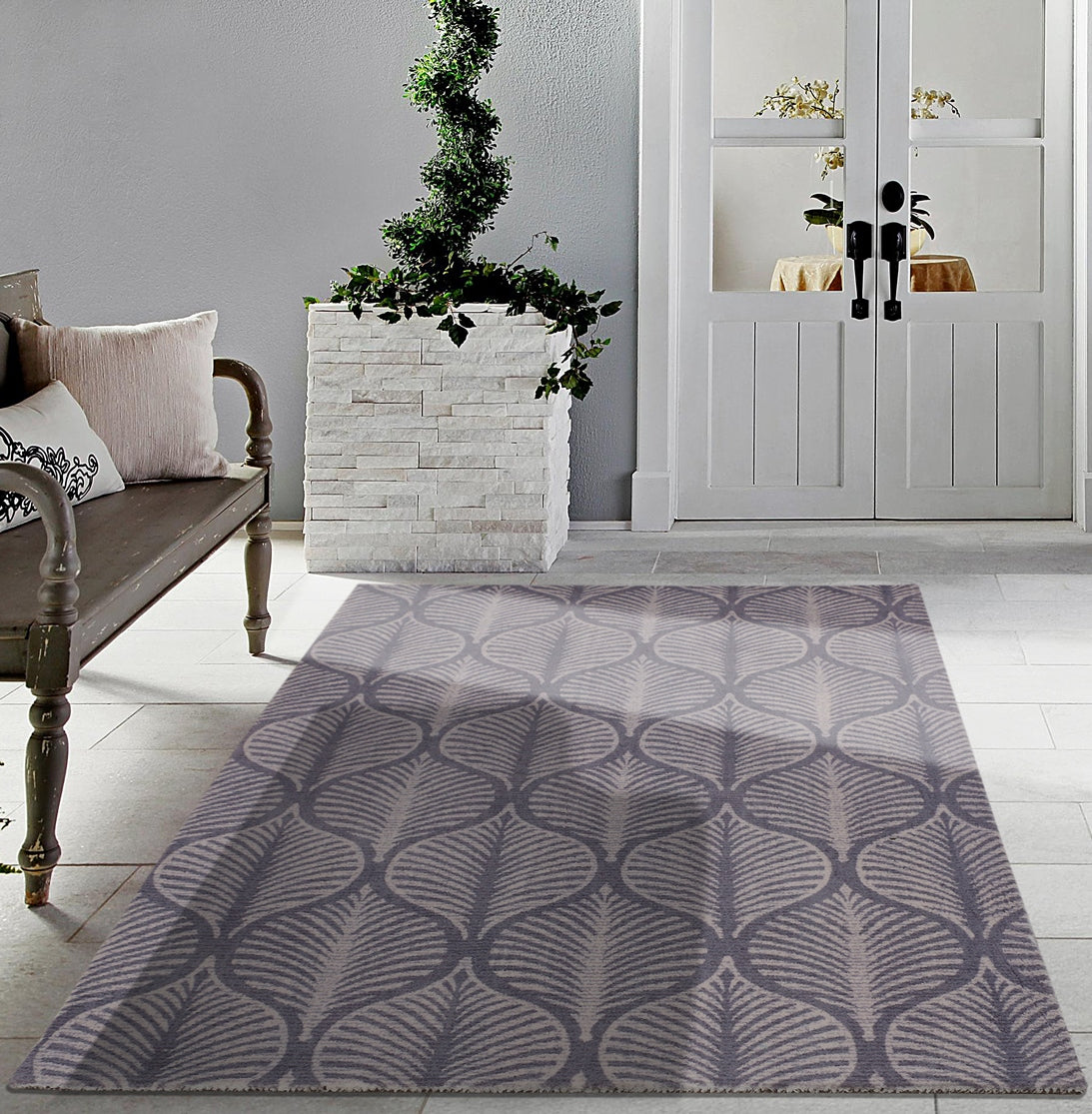 DECO LEAF RUG