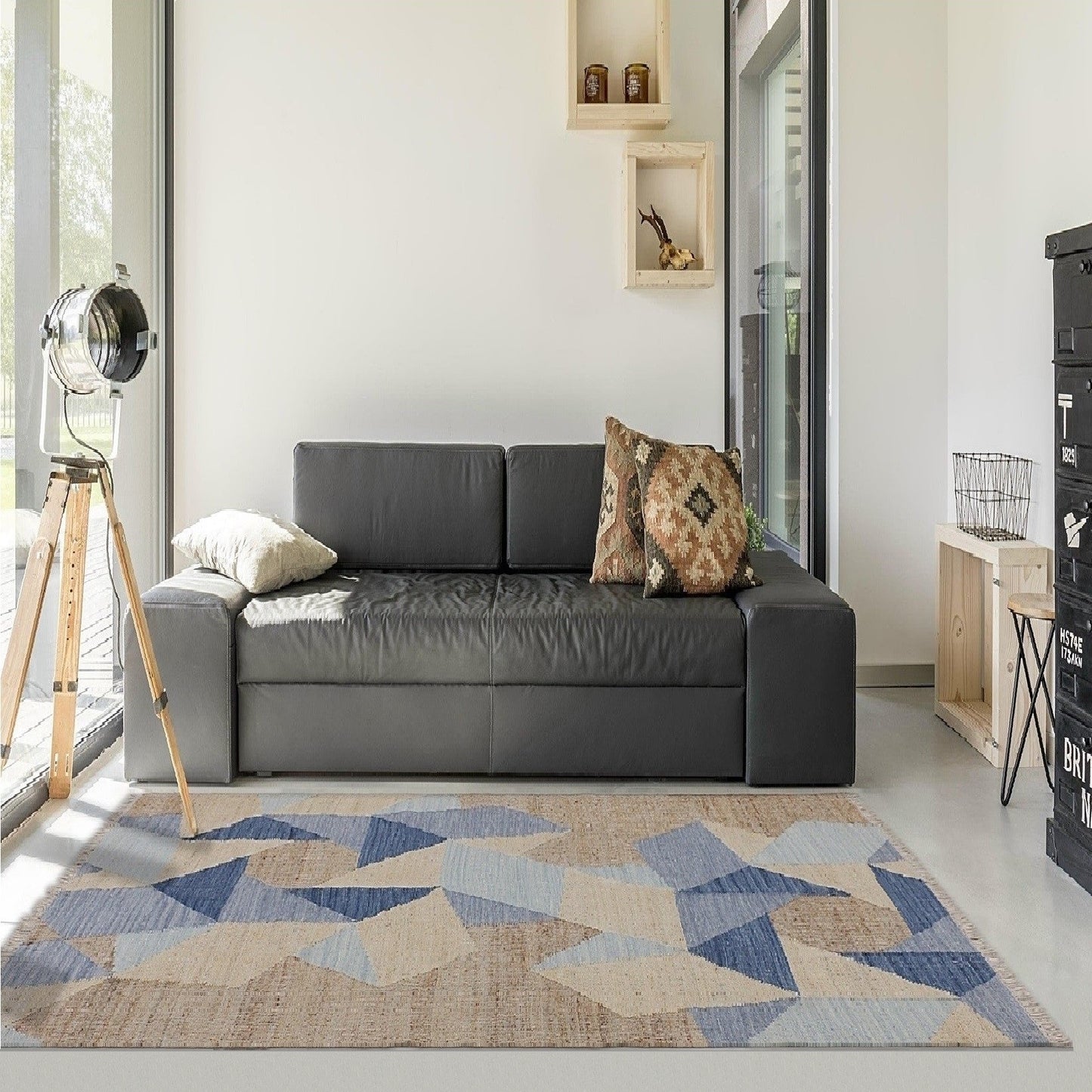 Hand Woven Punja Kilim Rug