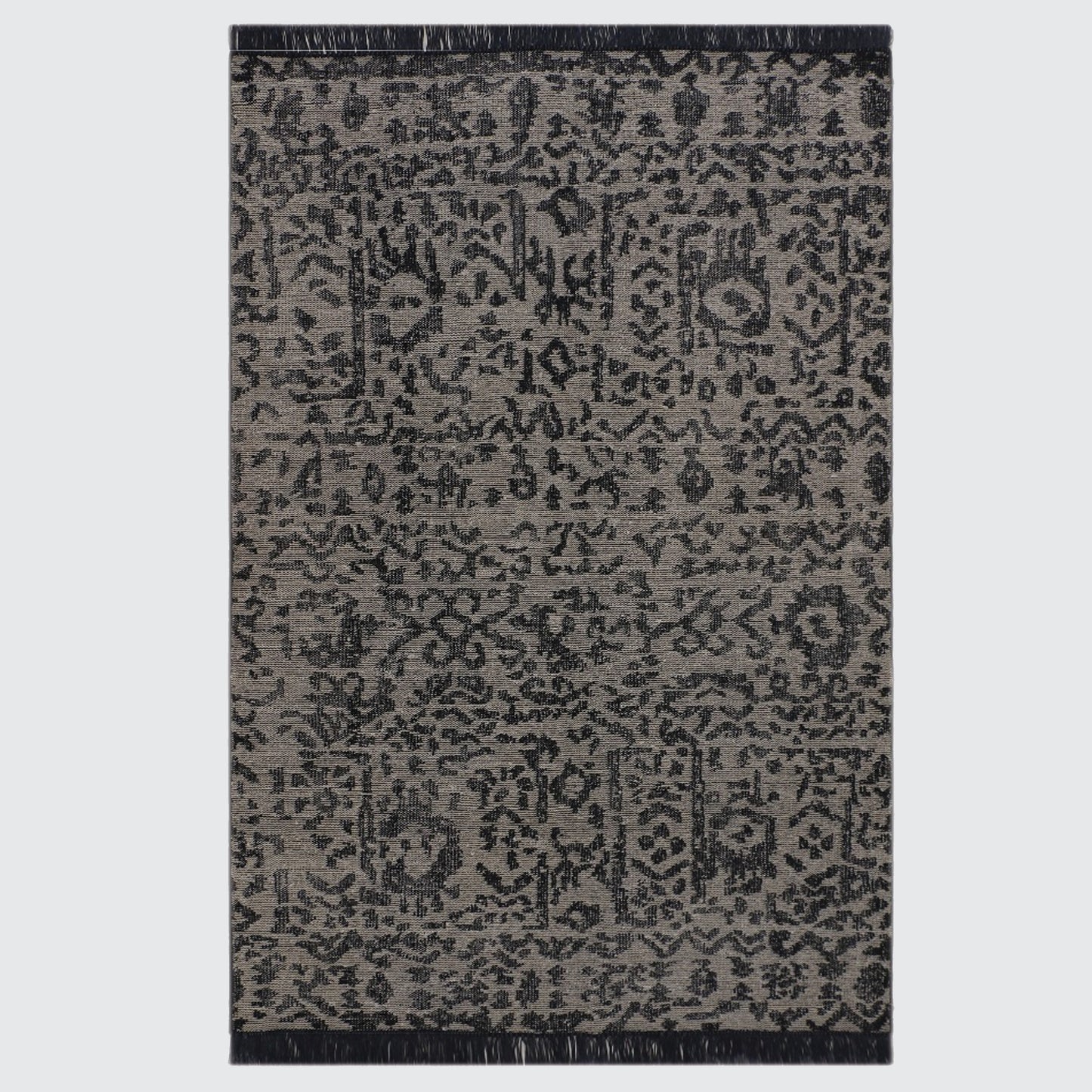 Hand Woven Wool Rug - 6'x9'