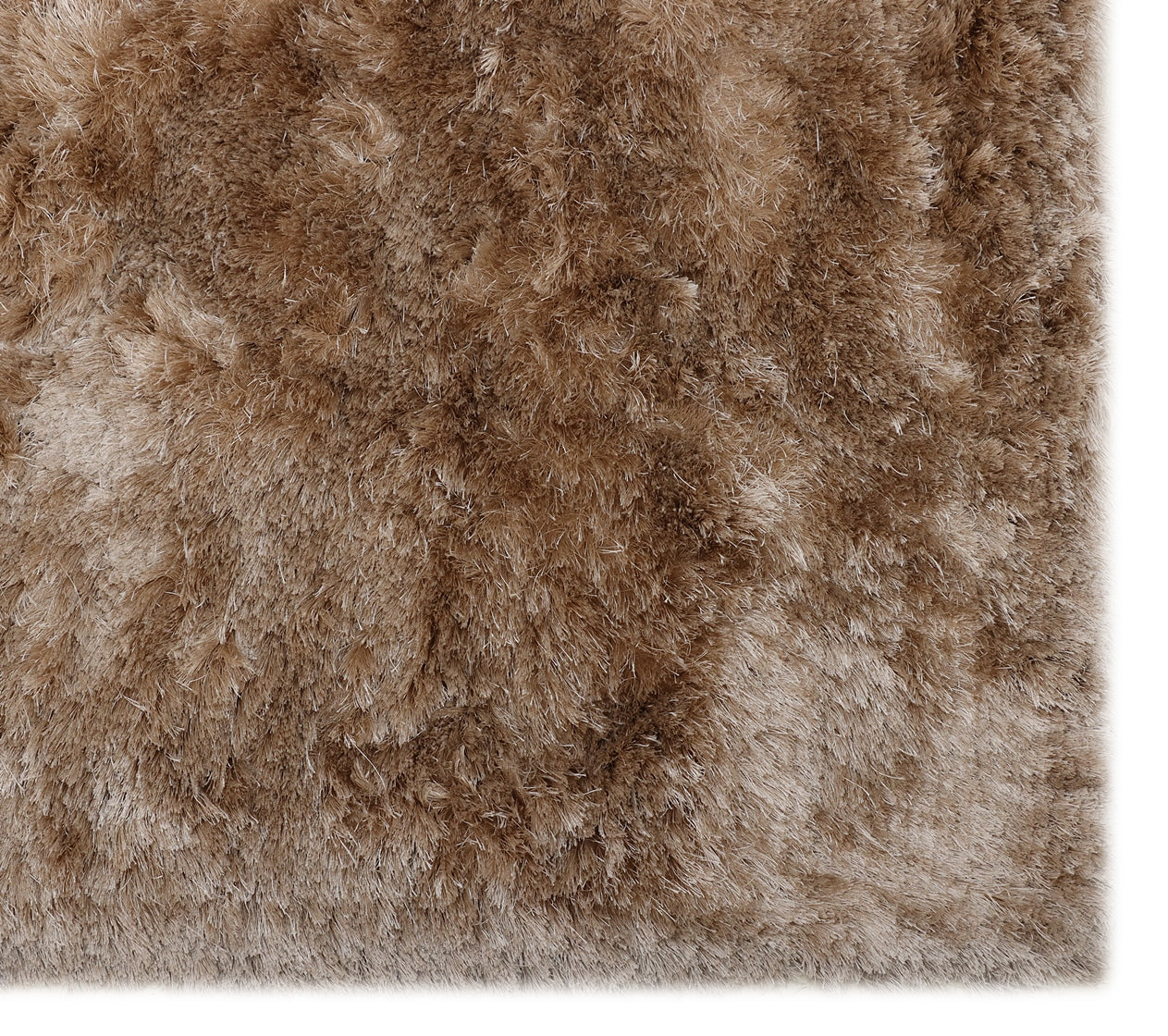 Golden Brown Shag Rug - 5'x8'