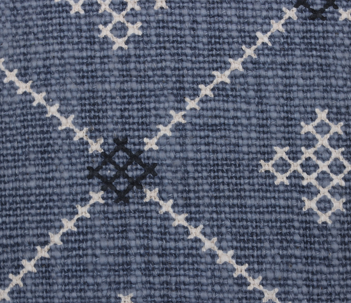 Grey and Natural Printed Basket