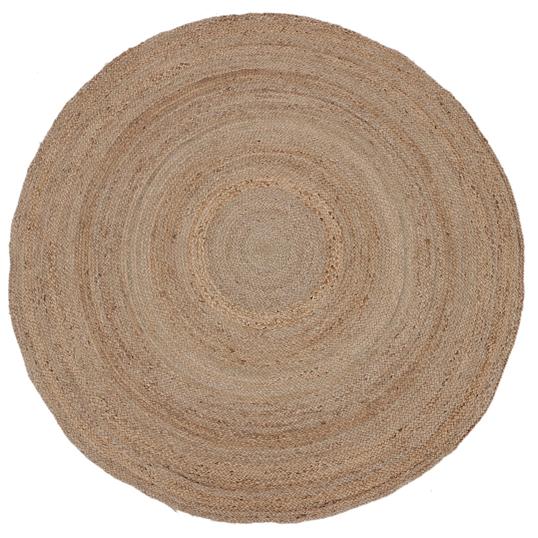 Hand Braided Round Jute Rug