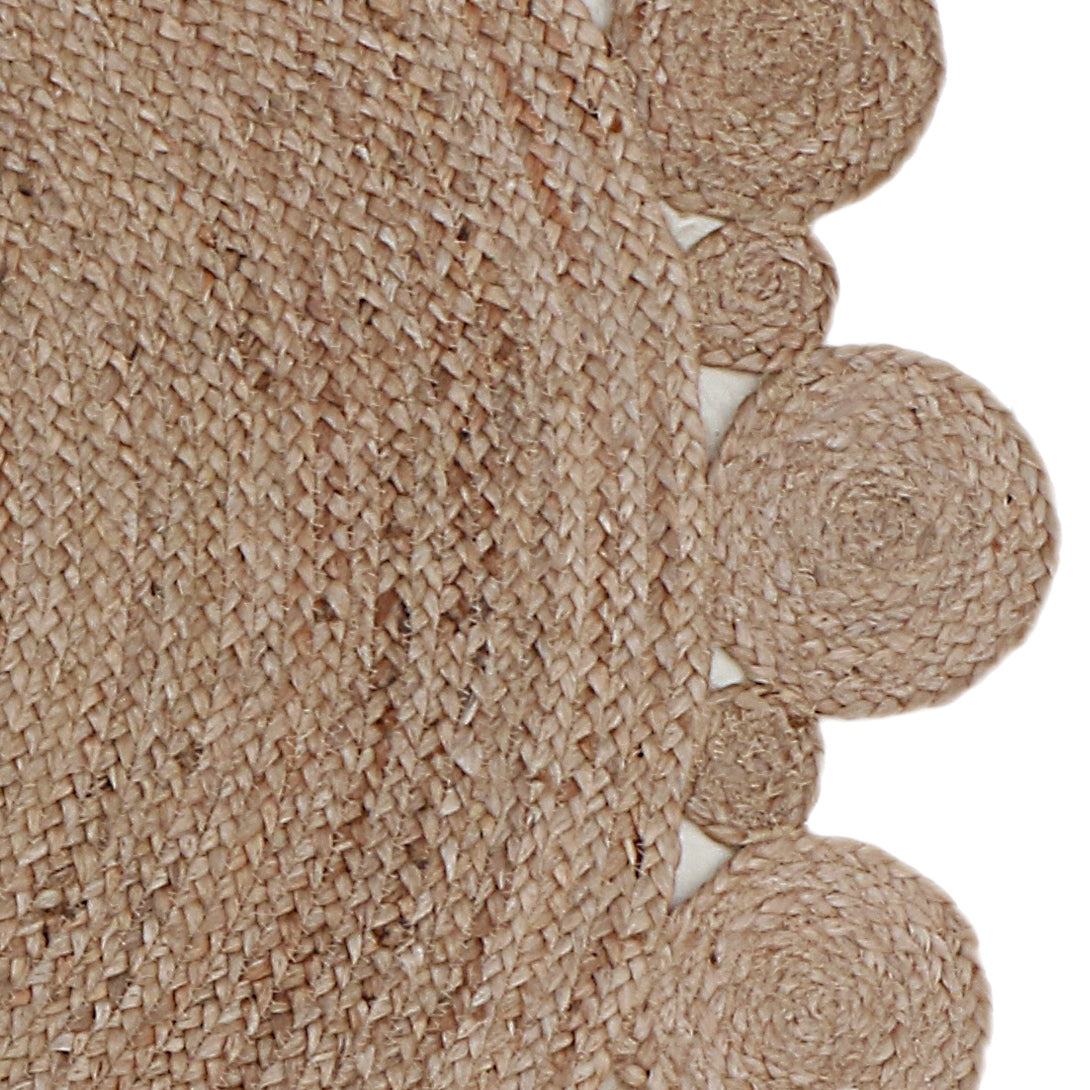 Round Hand Braided Jute Rug