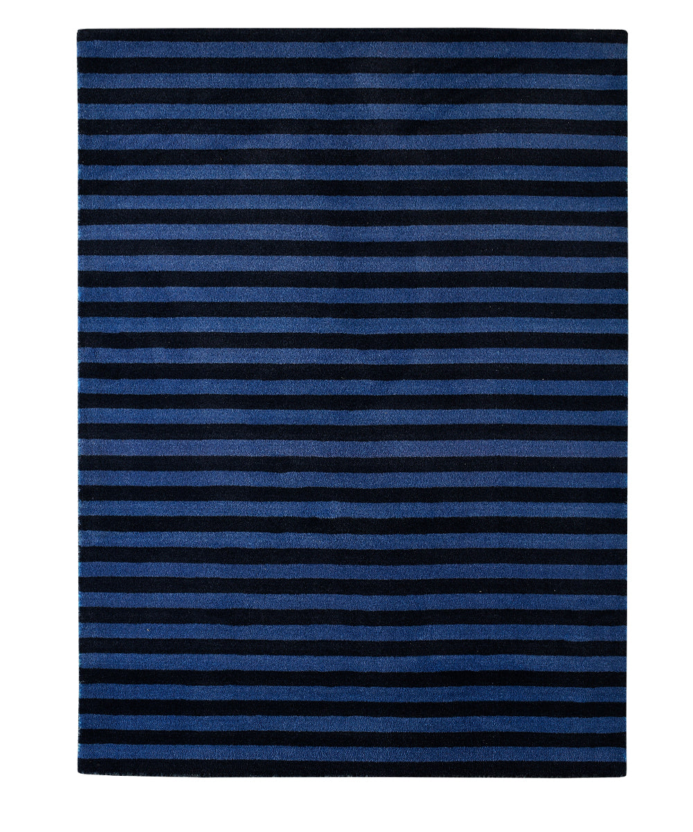 BLUE STRIPE RUG