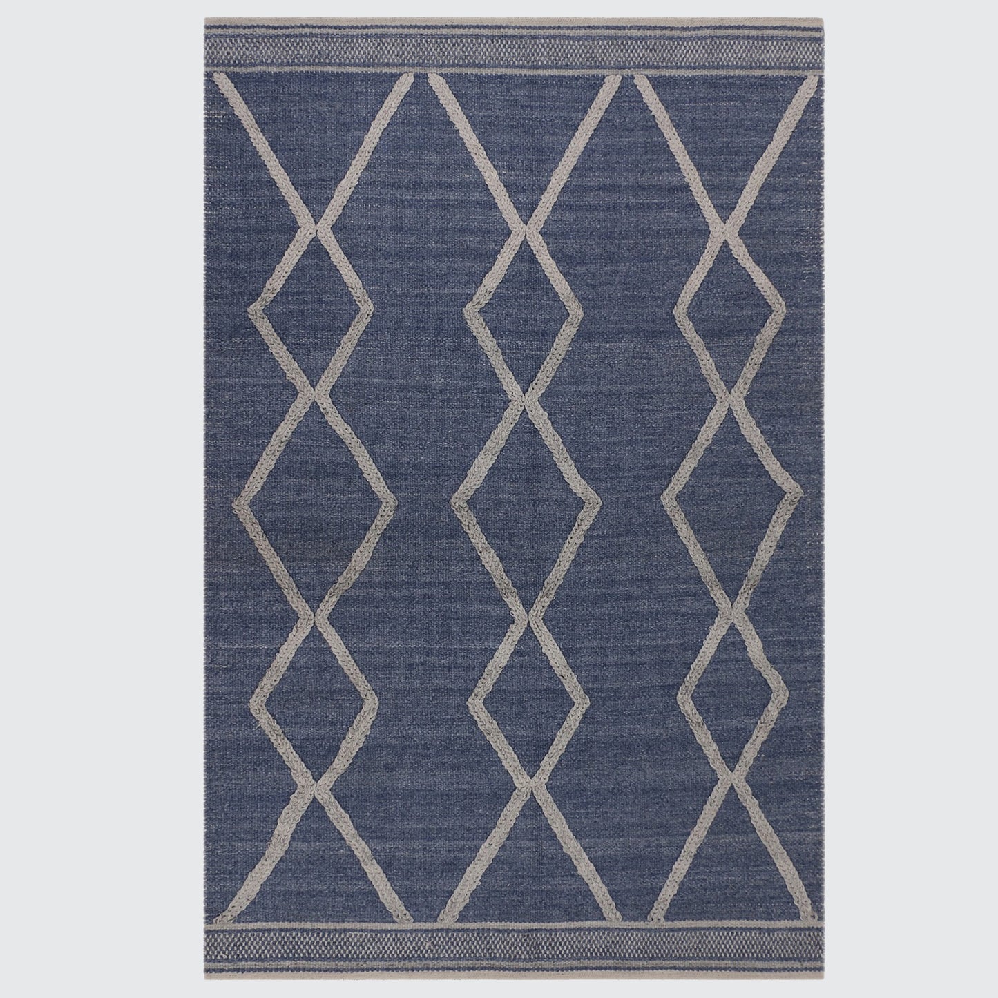 Blue & Ivory PET Rug - 5'x8'