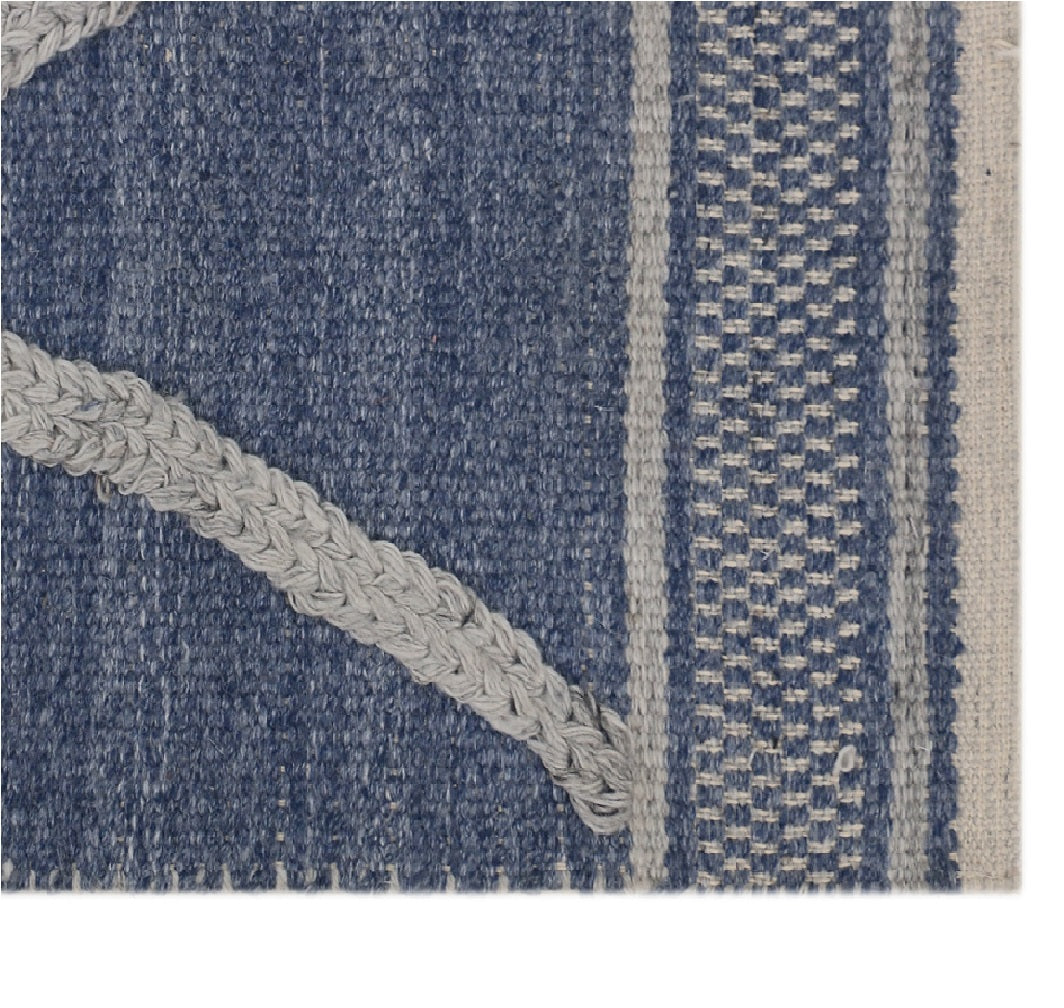 Blue & Ivory PET Rug - 5'x8'