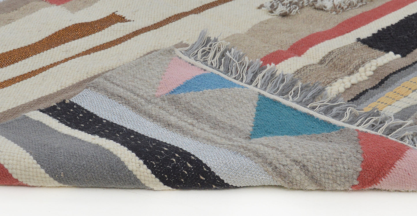 Hand Woven Punja Kilim - 5'x8'