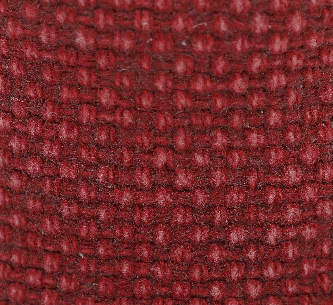Red Hand Woven Cotton Desktop Set