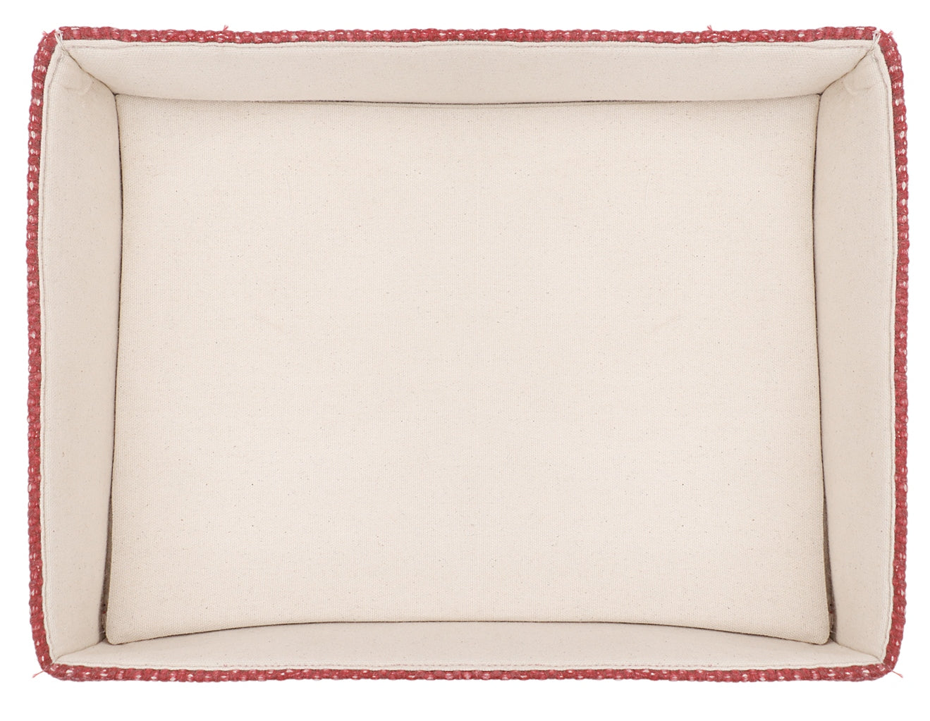 Red Hand Woven Cotton Desktop Set