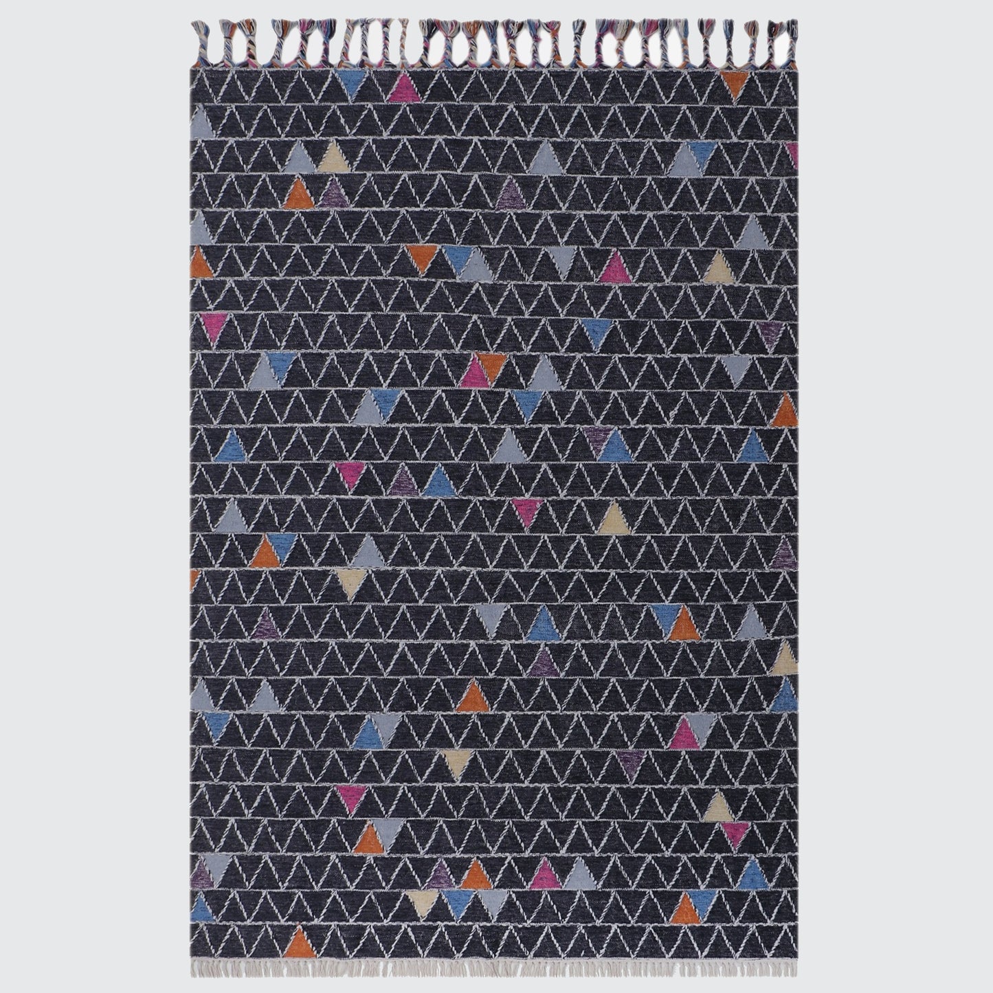 Hand Woven Wool Rug - 5'x8'