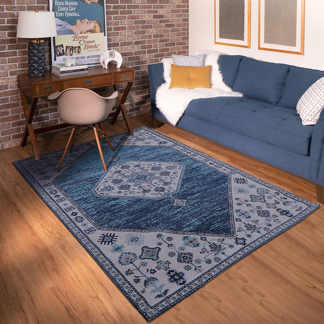 Jacquard Woven Chenille Rug - 5'x8'