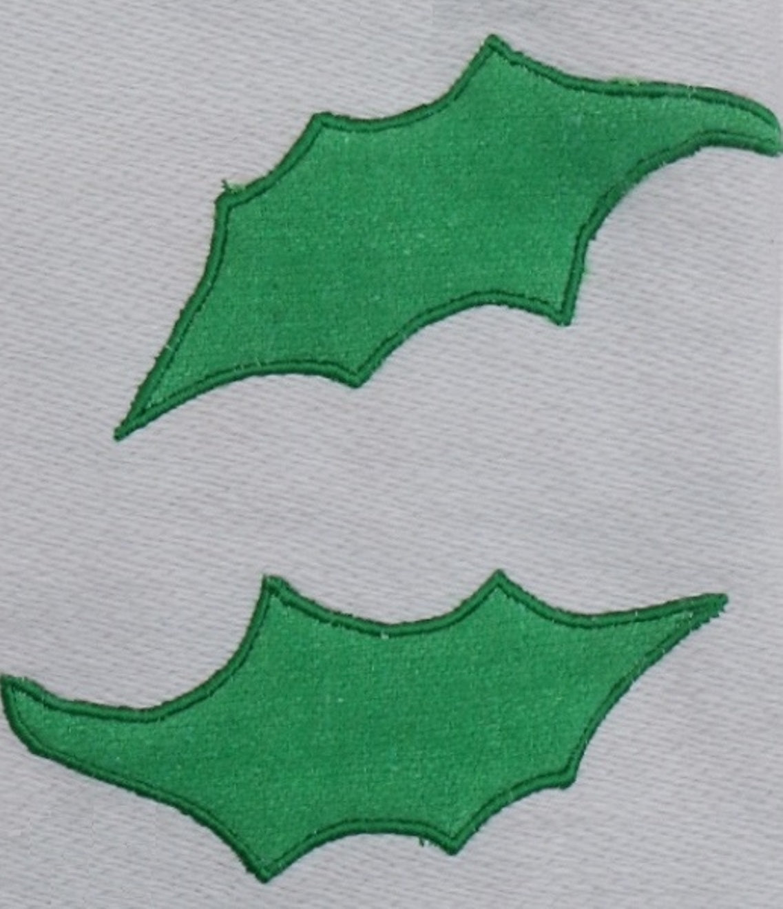 White and Green Jacquard Christmas Stocking