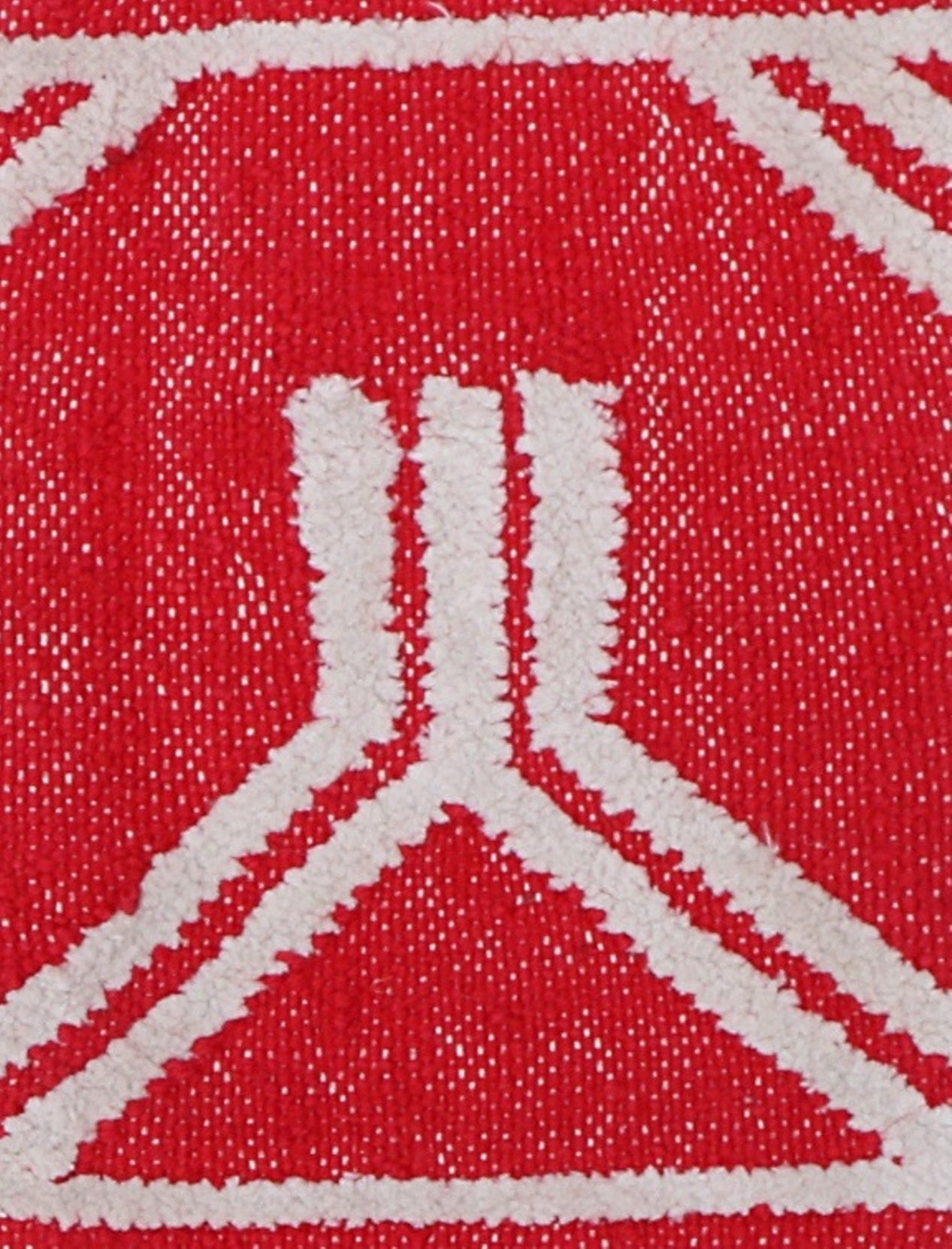 Red and White Jacquard Christmas Stocking