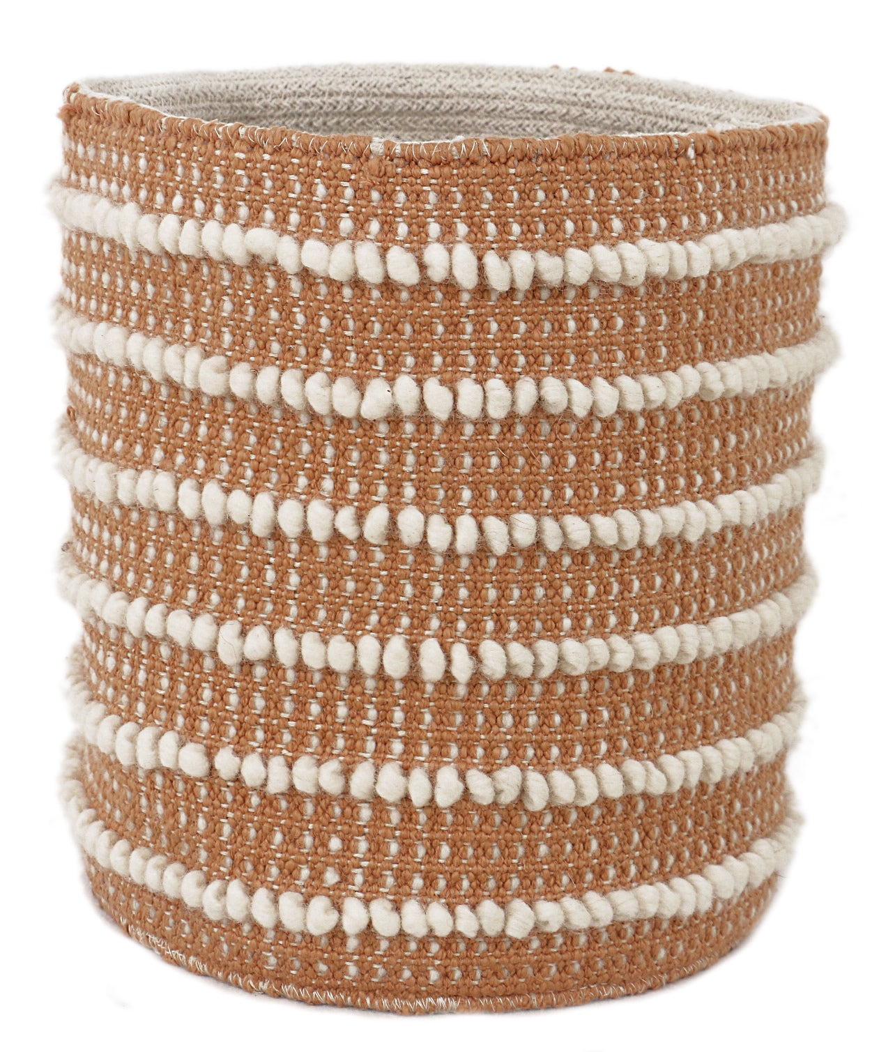 Rust Cotton Woven Basket