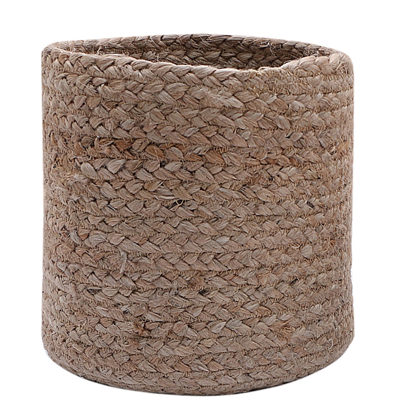 Round Hand Braided Baskets-Set of 2 (6 Inches)