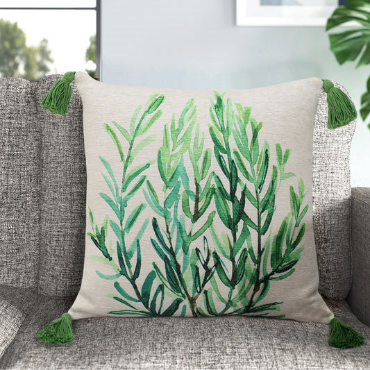 Tropical Greens Cushion Cover