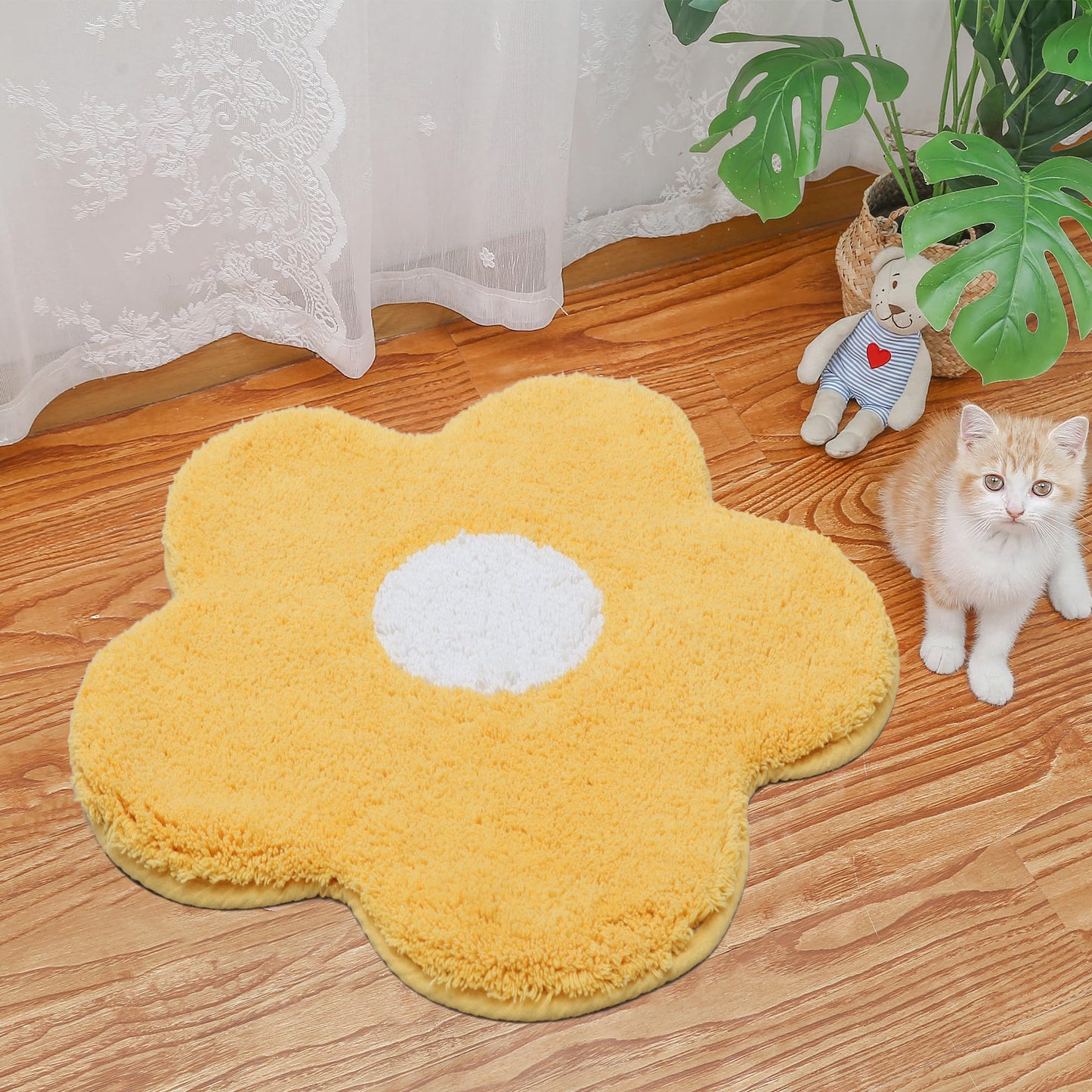 Flower Bath Mat