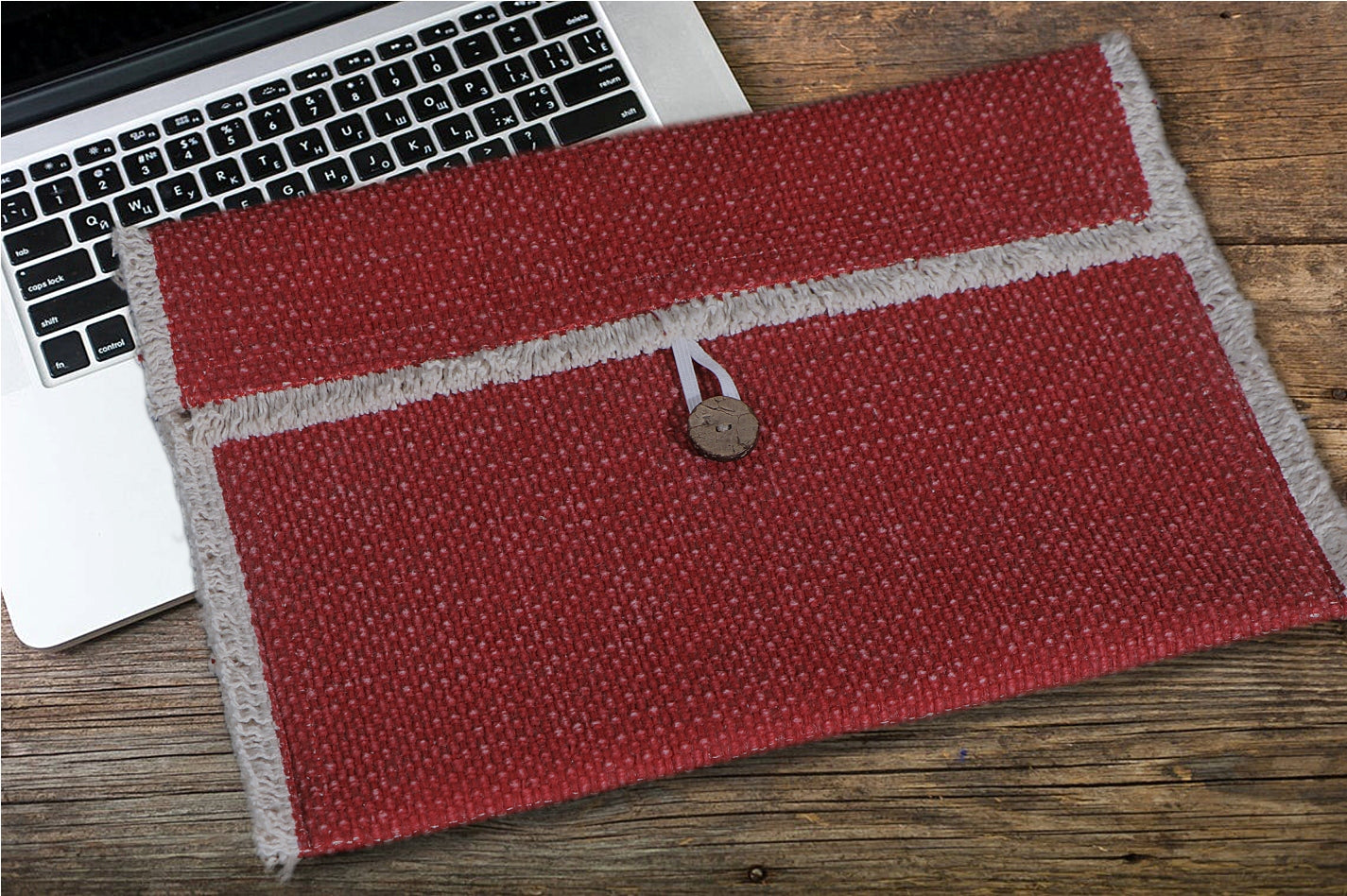 Hand Woven Cotton Laptop Sleeve