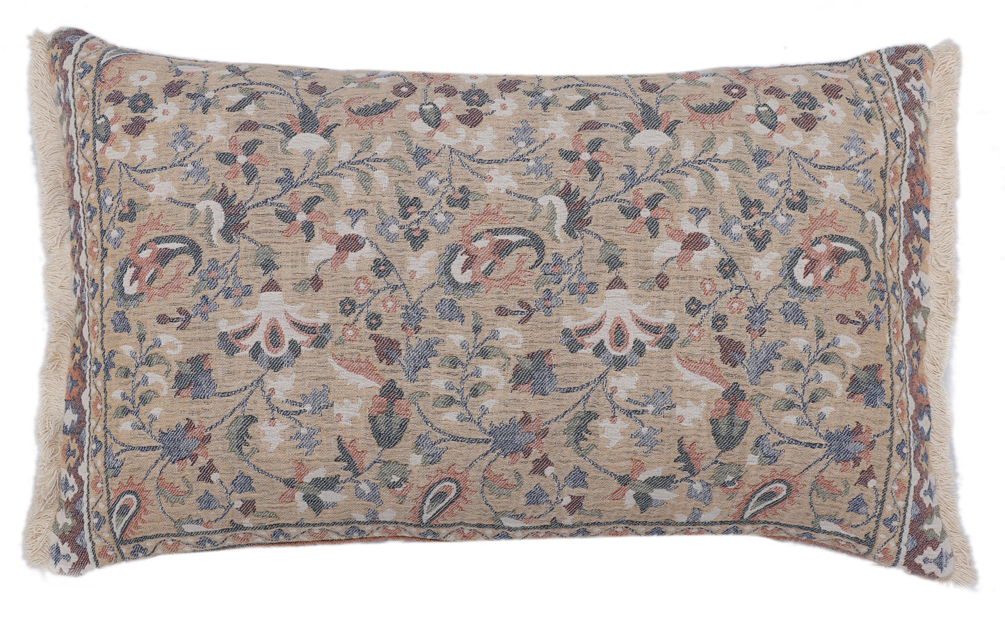 Multicolor Cotton Jacquard Cushion Cover