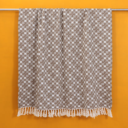 Machine Woven Cotton Throw