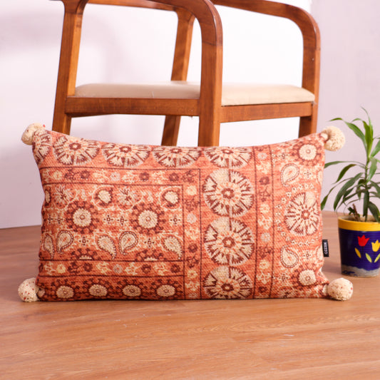 Rustic Paisley print cushion cover