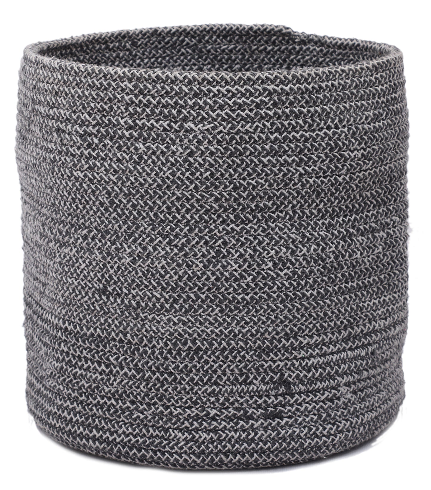 Hand Braided Cotton Basket-Set of 2 (8 Inches)