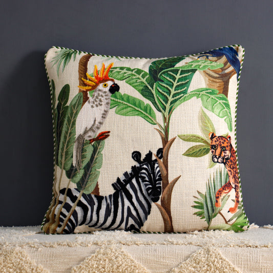 Zebra Print Cushion Cover