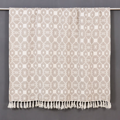 Machine Woven Cotton Throw