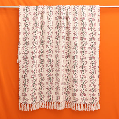 Hand Woven Cotton Throw