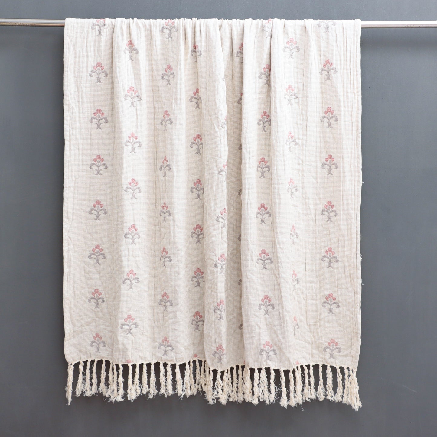 Cotton Jacquard Throw