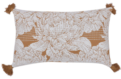 Jacquard Blossom Cushion Cover