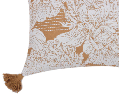 Jacquard Blossom Cushion Cover