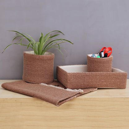 Cotton Desktop Set With Laptop Sleeve