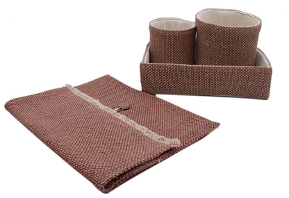 Cotton Desktop Set With Laptop Sleeve