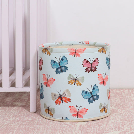 butterfly print basket