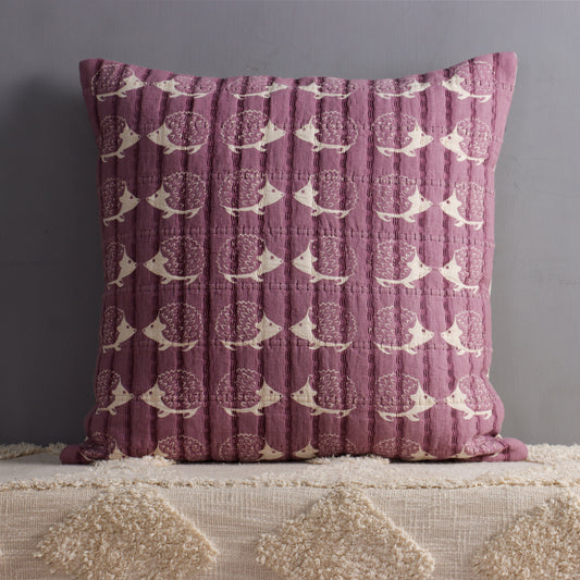 Porcupine Print Cushion Cover