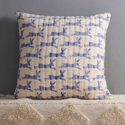 Rabbit Print Cushion Cover