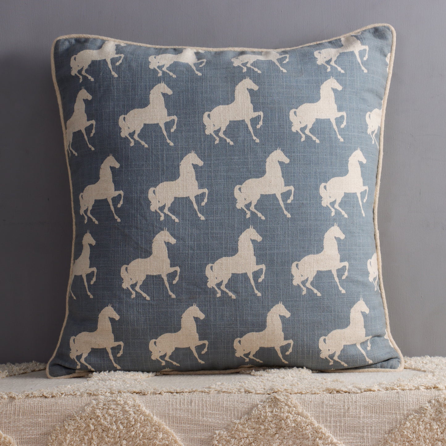 Horse Print Cushion Cover