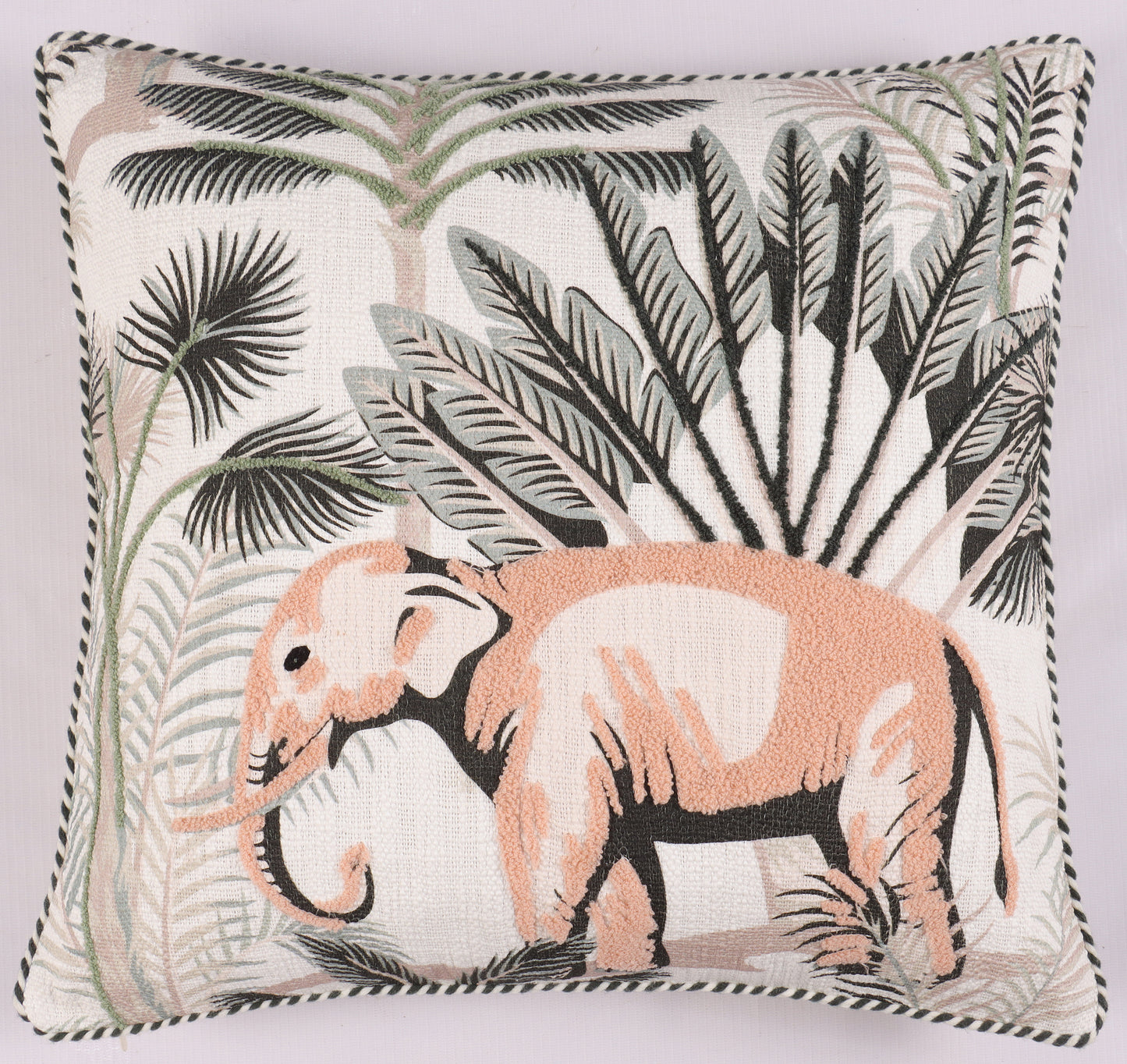 Elephant Print Cushion Cover