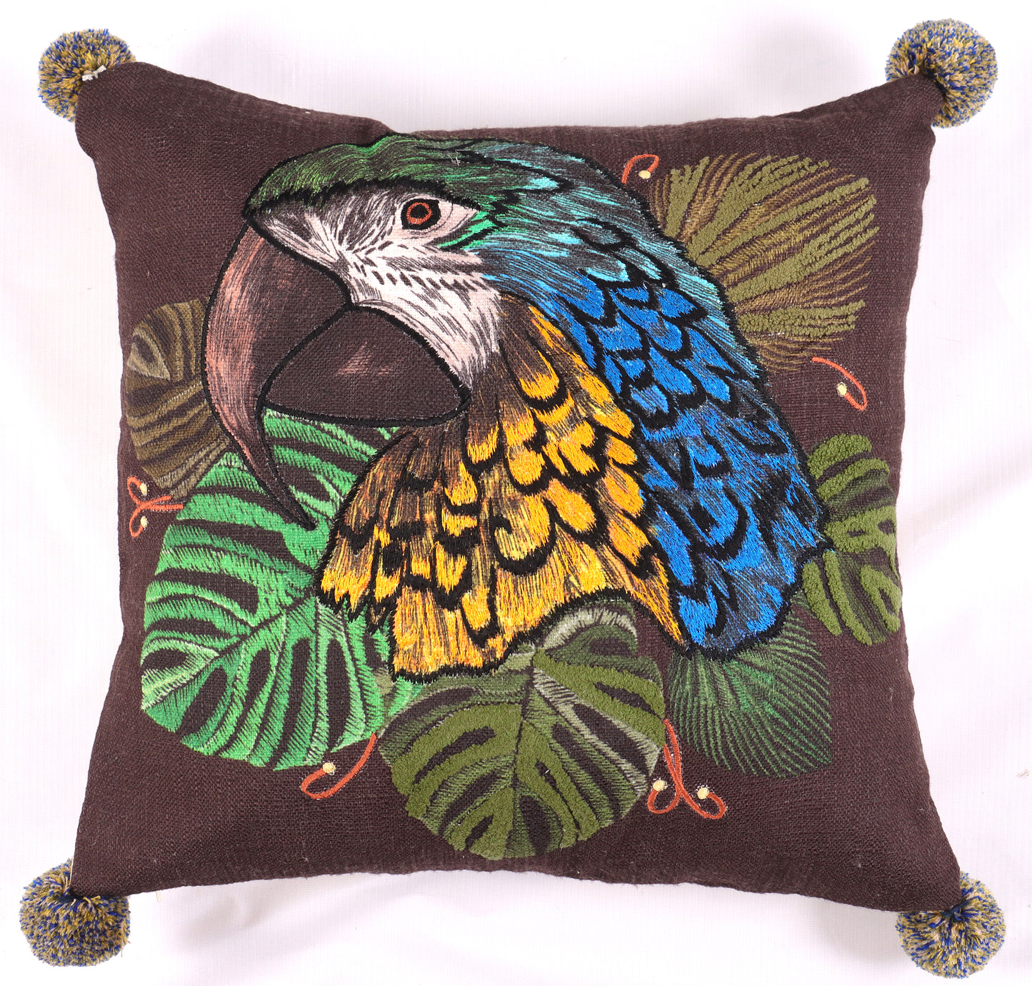 Parrot Print Cushion Cover