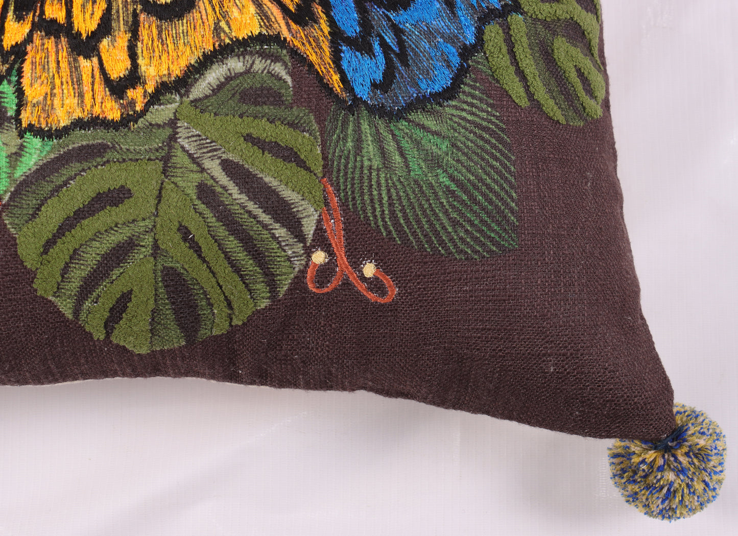 Parrot Print Cushion Cover