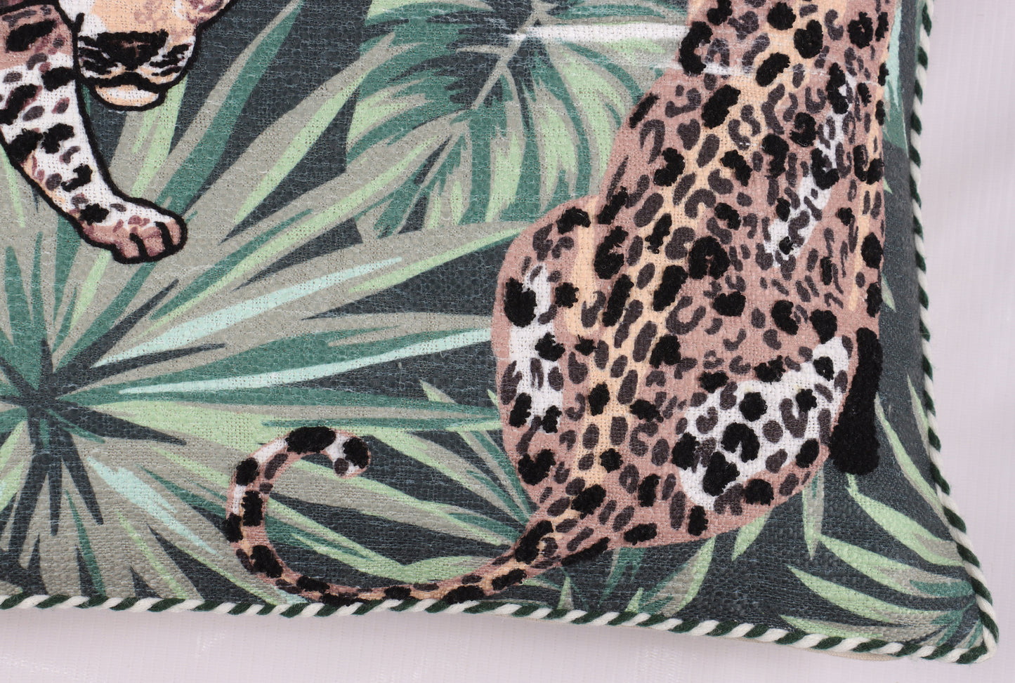 Jaguar Print Cushion Cover