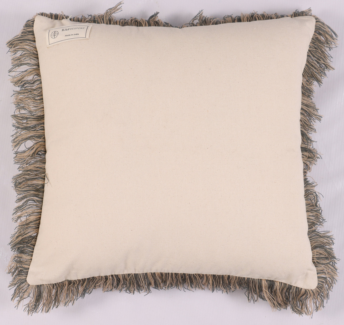 Leopard Print Cushion Cover With Fringe