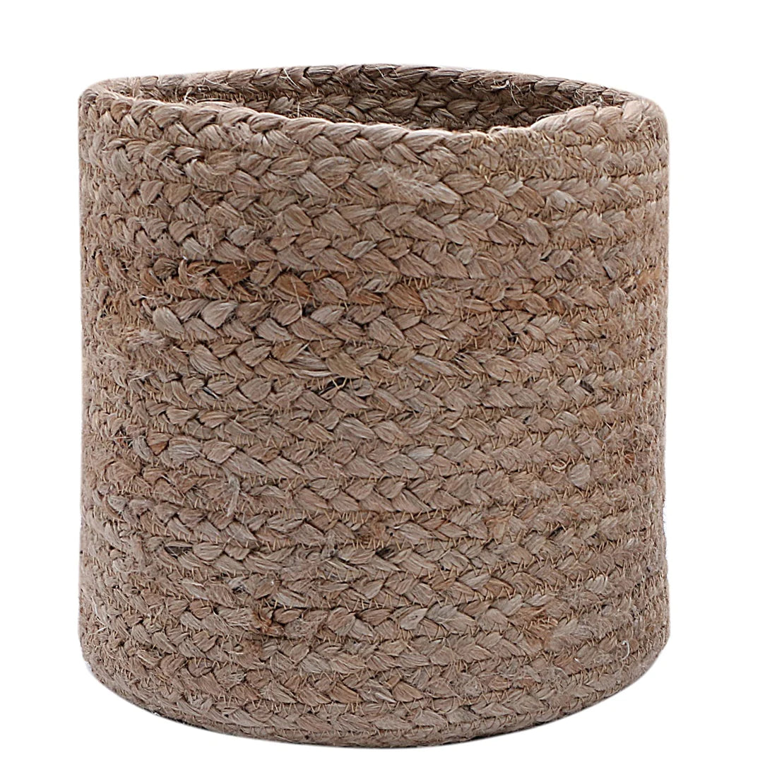 Jute Braided Basket - 6 Inches